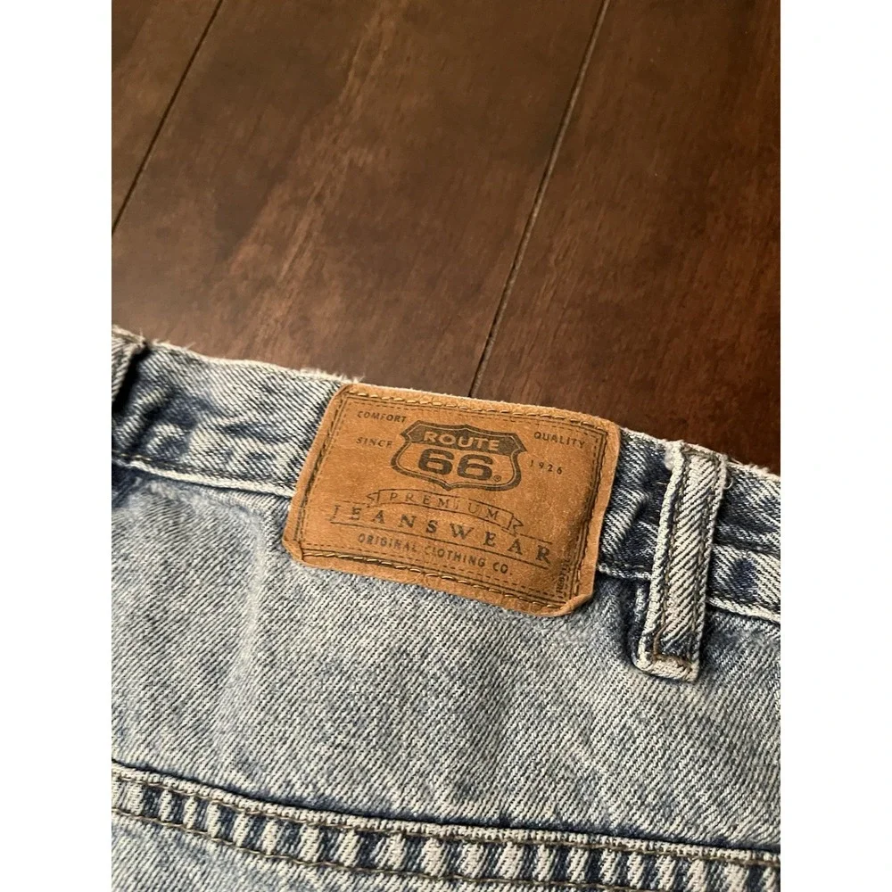 Route 66 Relaxed Fit Vintage Blue Jean Shorts Size‎ 48